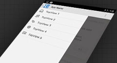 Android 侧滑菜单之 DrawerLayout 的使用